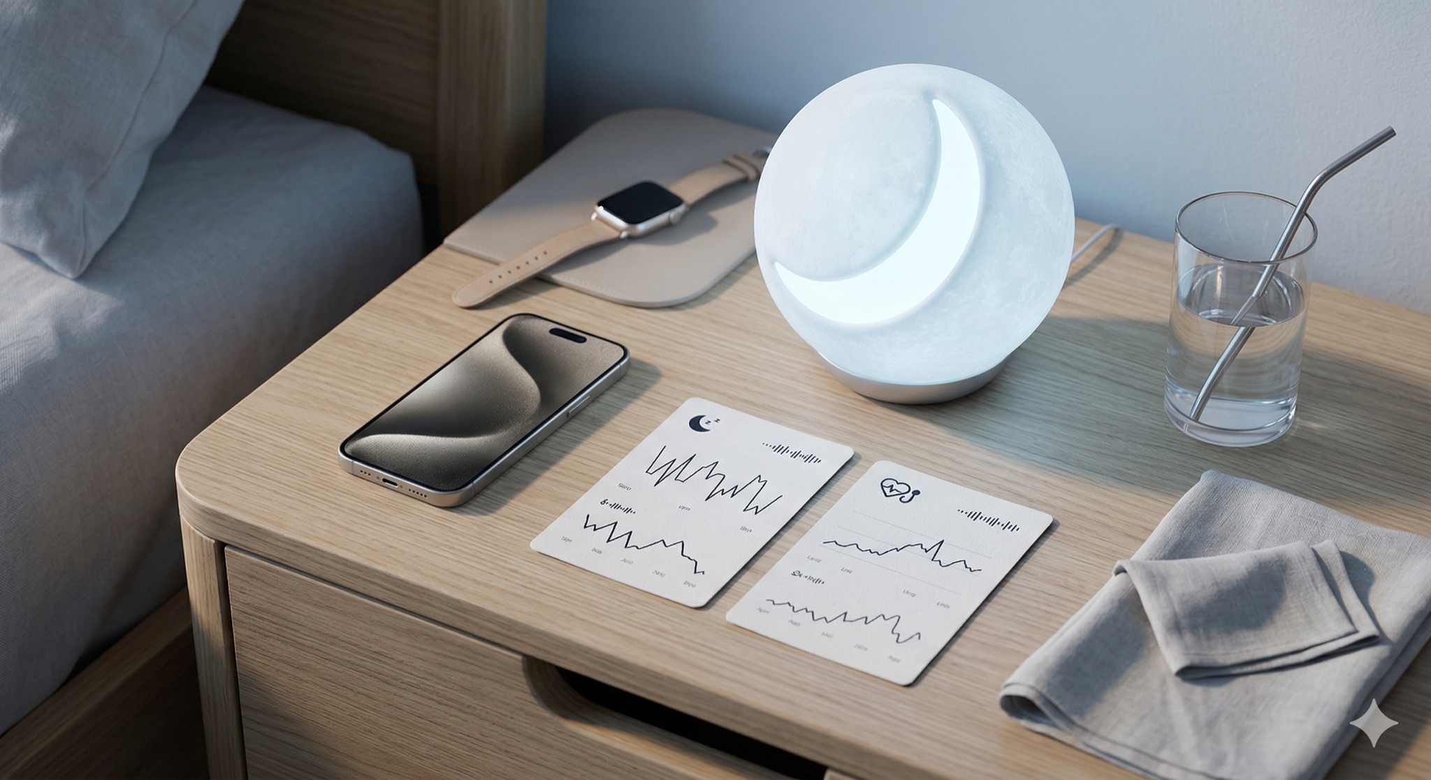 Sleep quality and blood pressure trend comparison chart